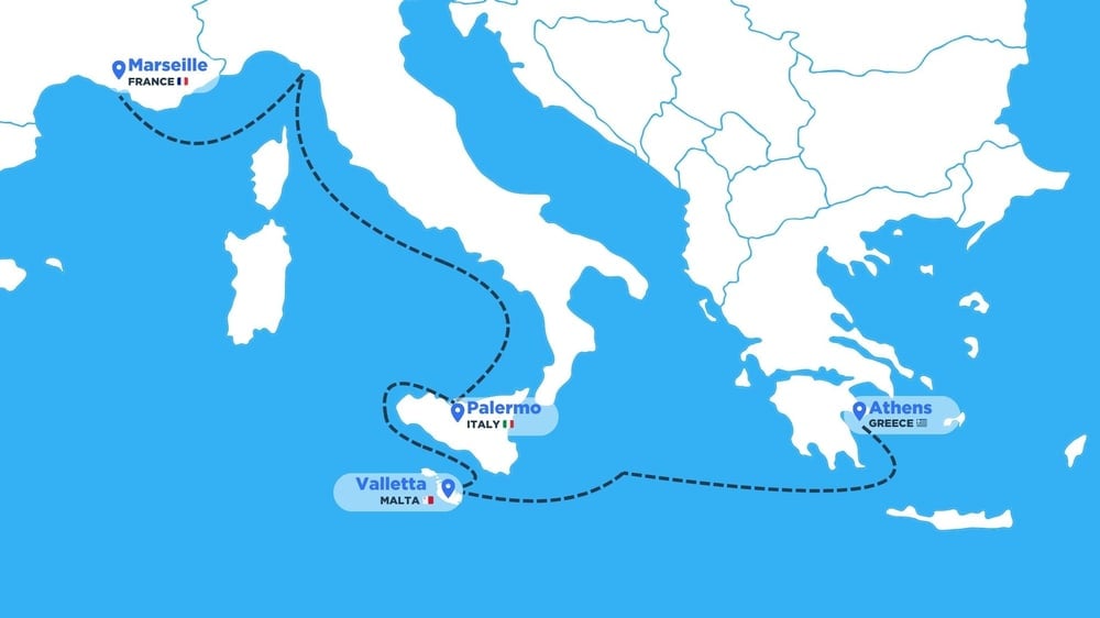 NomadCruise 14: Marseille to Athens