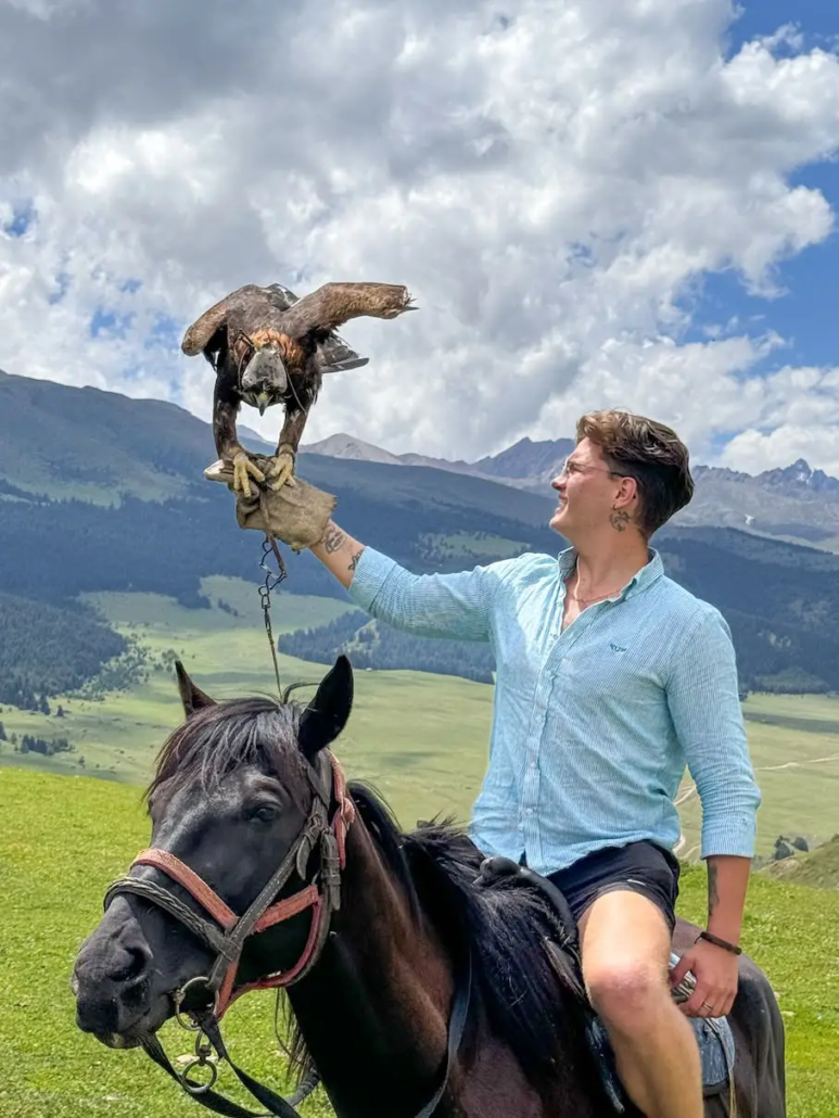 Danny on a horseback